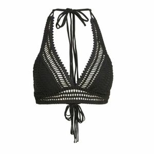 Robin Piccone | Sophia Crochet Halter Bikini Top